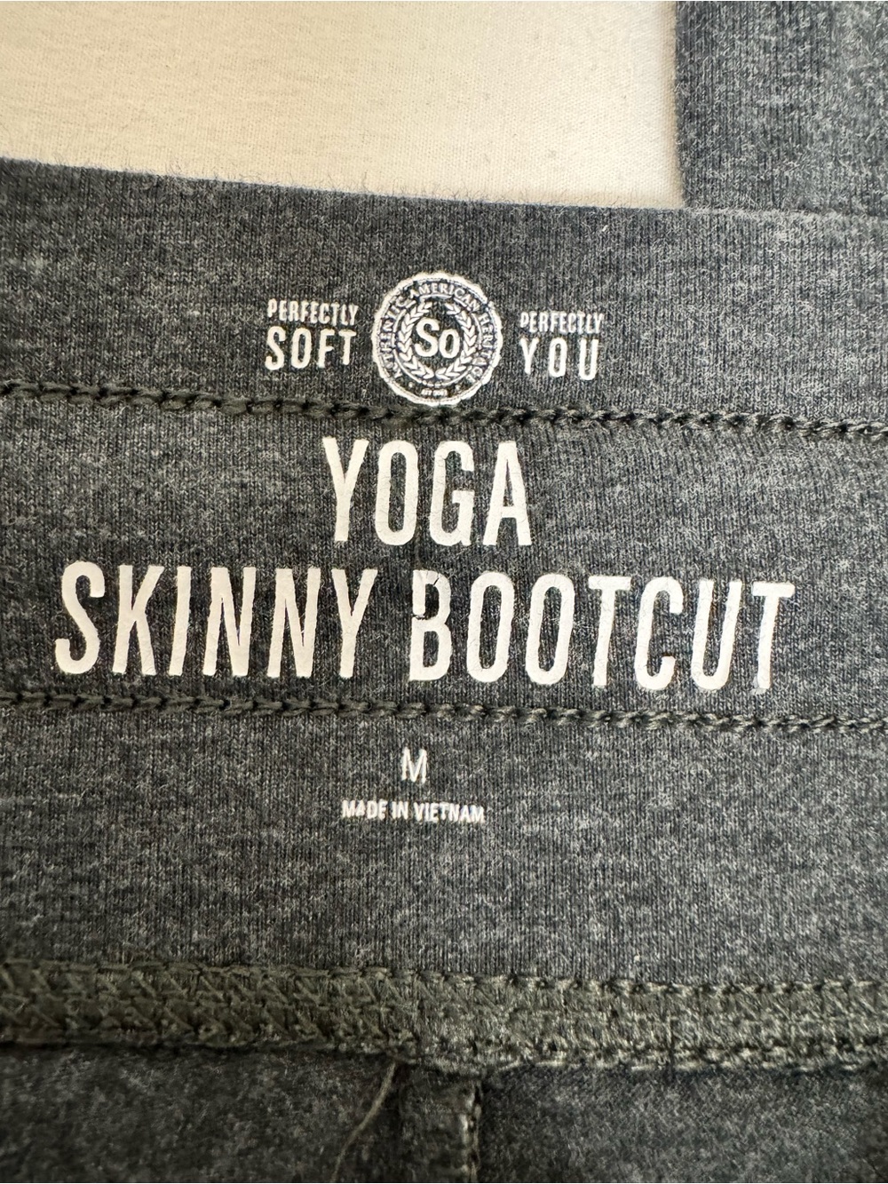 SO Gray Drawstring Flared Leggings - Picture 2 of 3